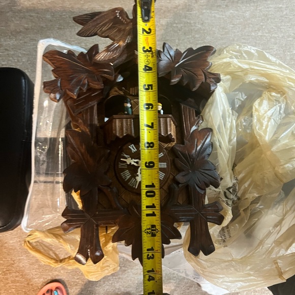 Romance Edekweiss R. Rodgers German Made Cuckoo Clock - Picture 8 of 9